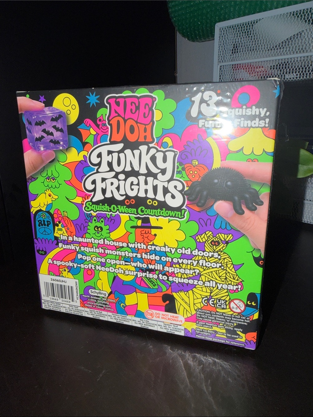 NeeDoh Funky Frights Squish-O-Ween Countdown 14 Squishy Funky Finds!! Authentic - Picture 2 of 7